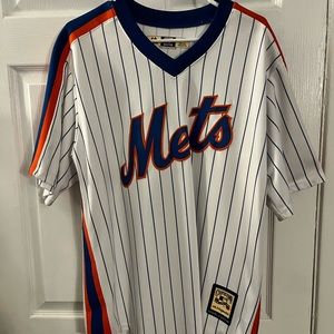 NY Mets Majestic Cooperstown Retro Jersey